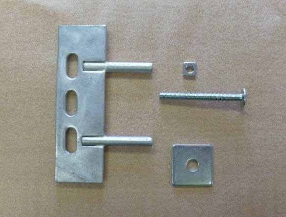 Conc. Gravel Board Cleat Set - Ironmongery